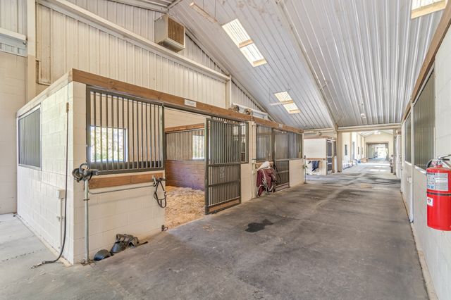 a balcony with a view of water heater