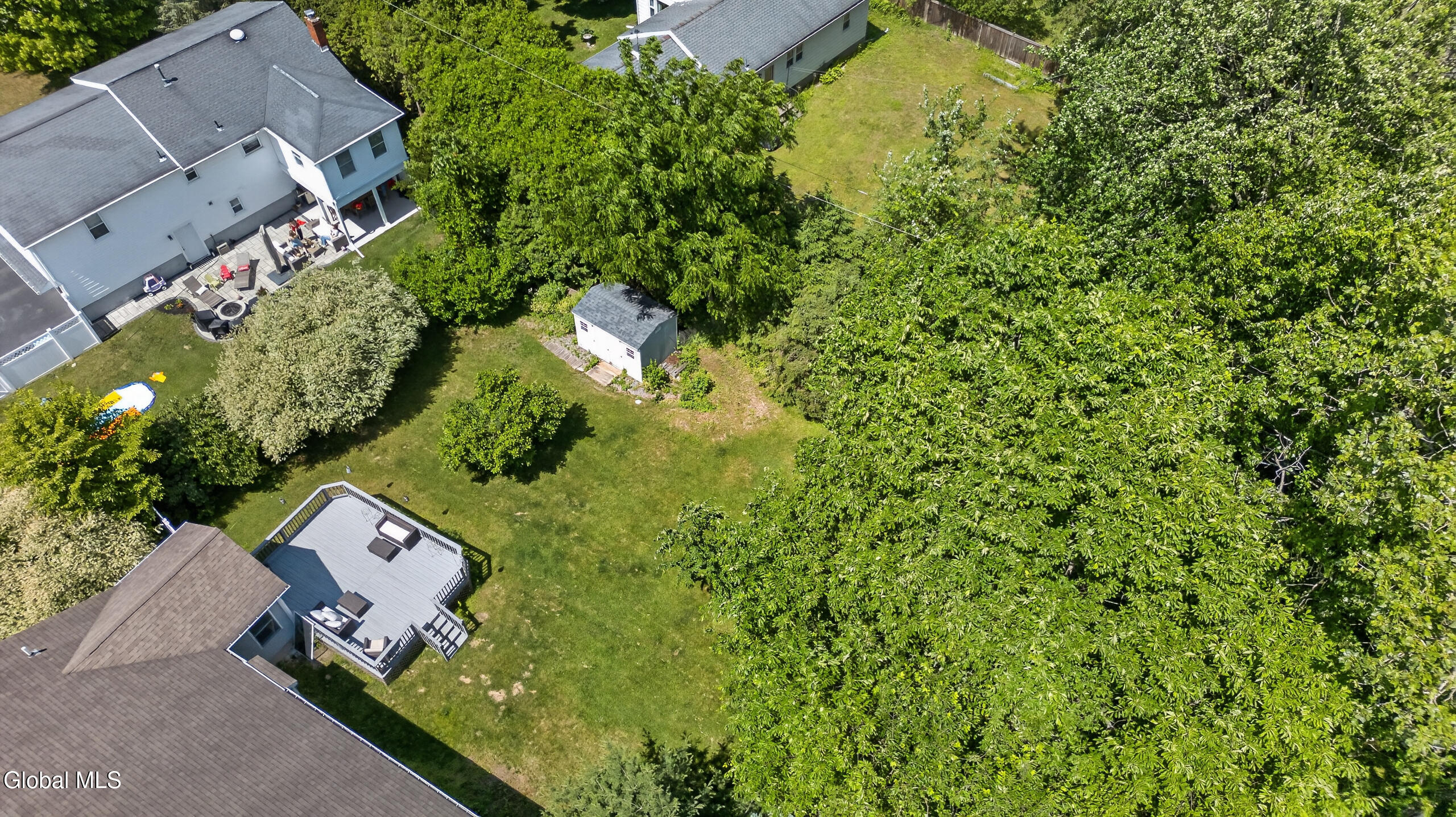 4303 Consaul Road Niskayuna, NY 12304 - Photo 30 of 35 Aerial View of Yard