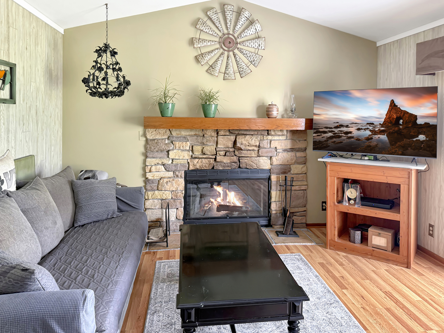 49W972 Peterson Road Maple Park, IL 60151 - Photo 11 of 38 a living room with furniture and a fireplace