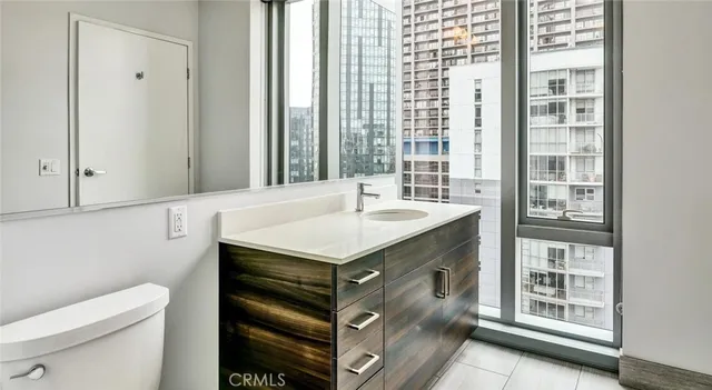 a bathroom with a sink and a toilet