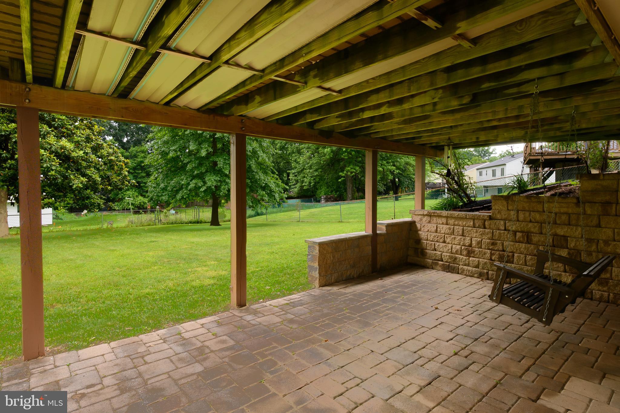 6411 Darwin Road Laurel, MD 20707 - Photo 33 of 41 a view of a backyard with sitting area