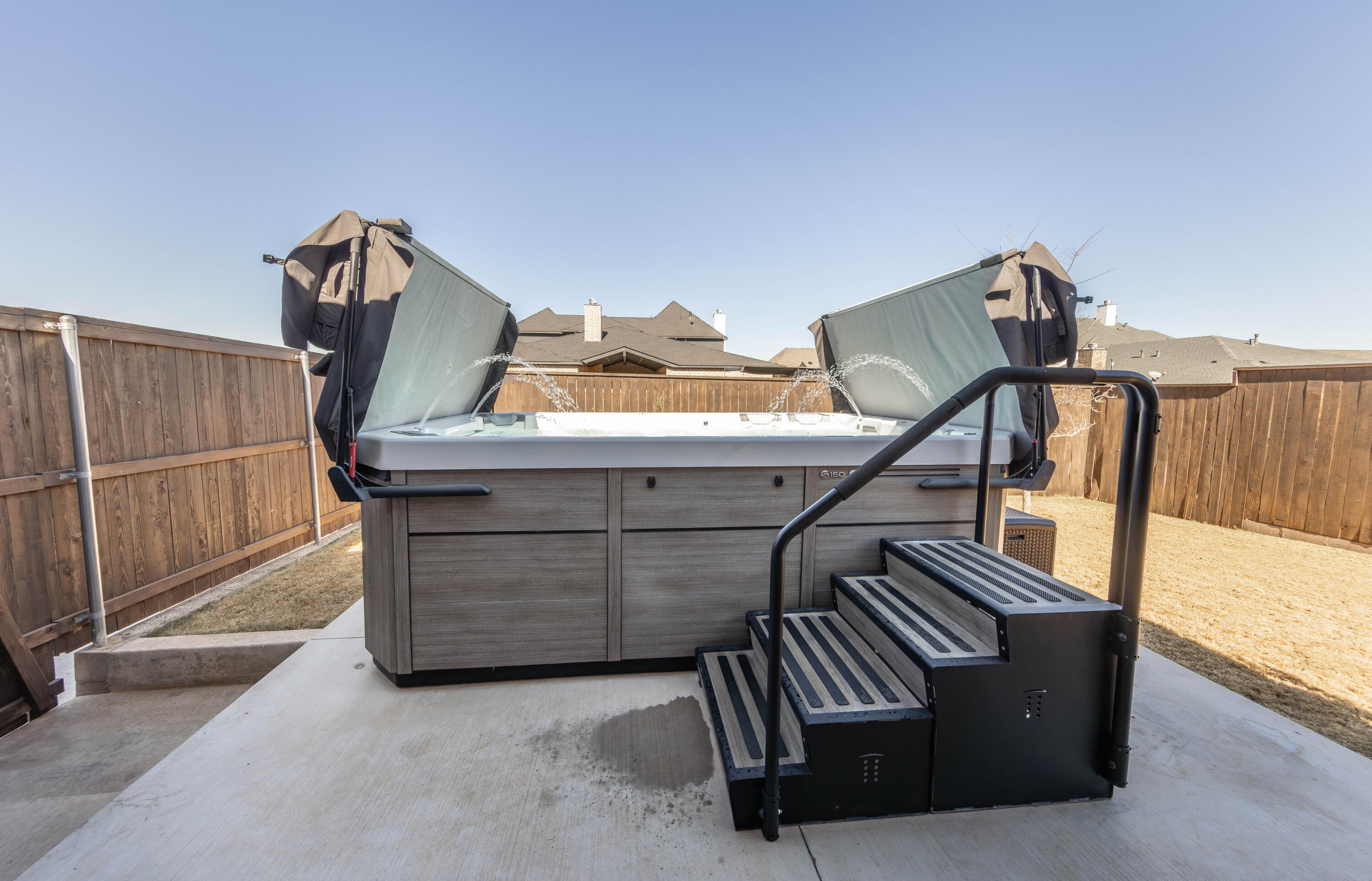3816 128th Street Lubbock, TX 79423 - Photo 34 of 47 a view of staircase with railing and white walls