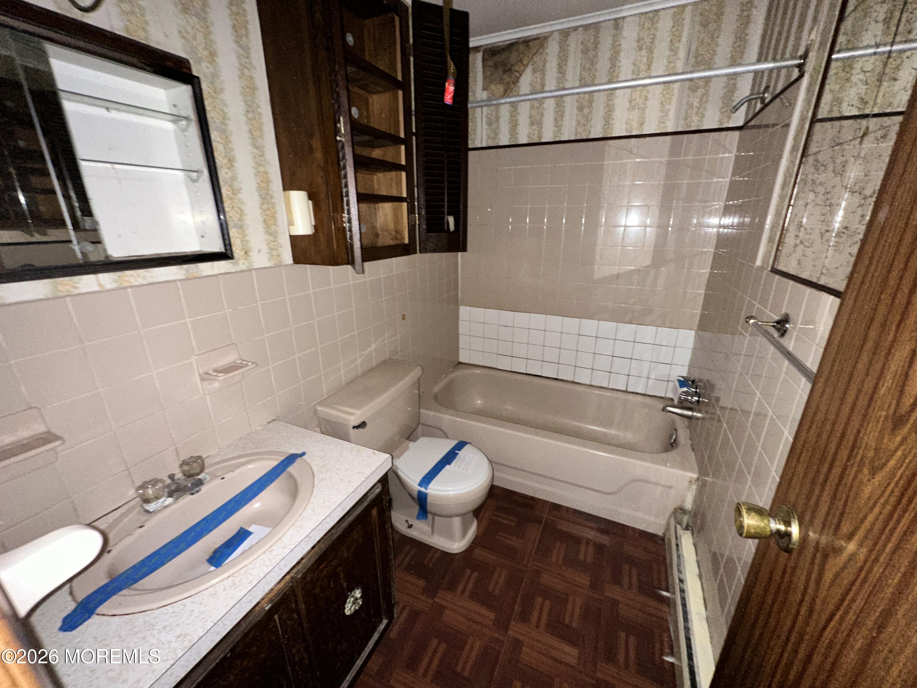 1894 West 4th Street Dunellen, NJ 08812 - Photo 14 of 23 a bathroom with a sink and a shower