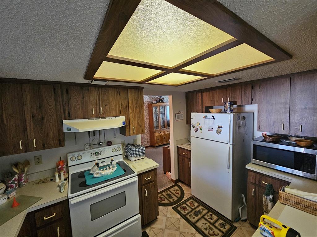 9115 Southwest 102nd Lane Ocala, FL 34481 - Photo 10 of 30 a kitchen with a stove and a refrigerator