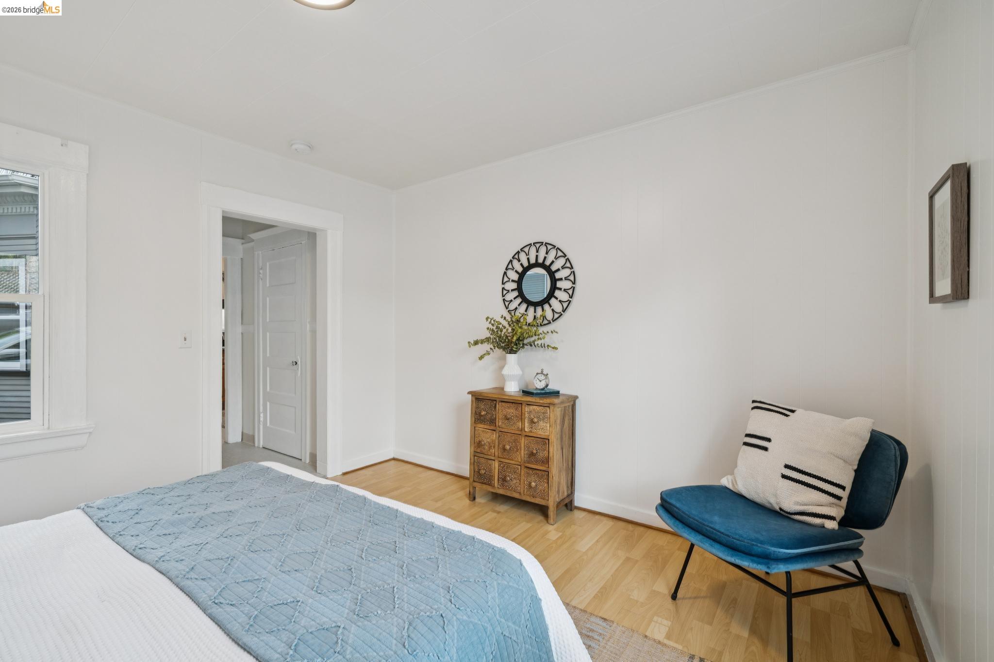 2923 Wheeler Street Berkeley, CA 94705 - Photo 11 of 28 Bedroom with wood finished floors and baseboards