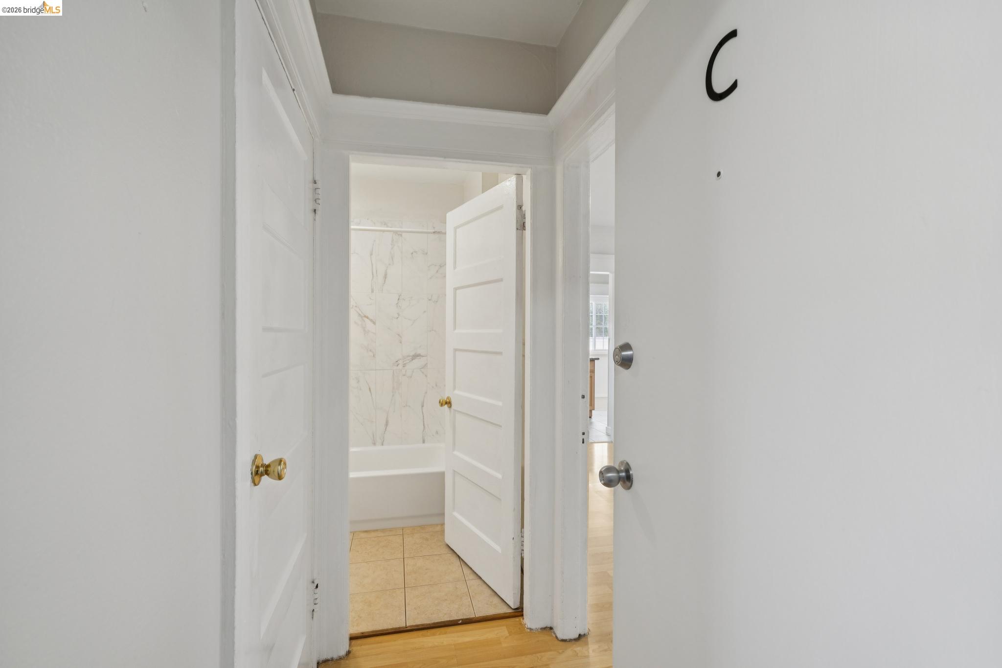 2923 Wheeler Street Berkeley, CA 94705 - Photo 15 of 28 Hallway featuring light wood finished floors