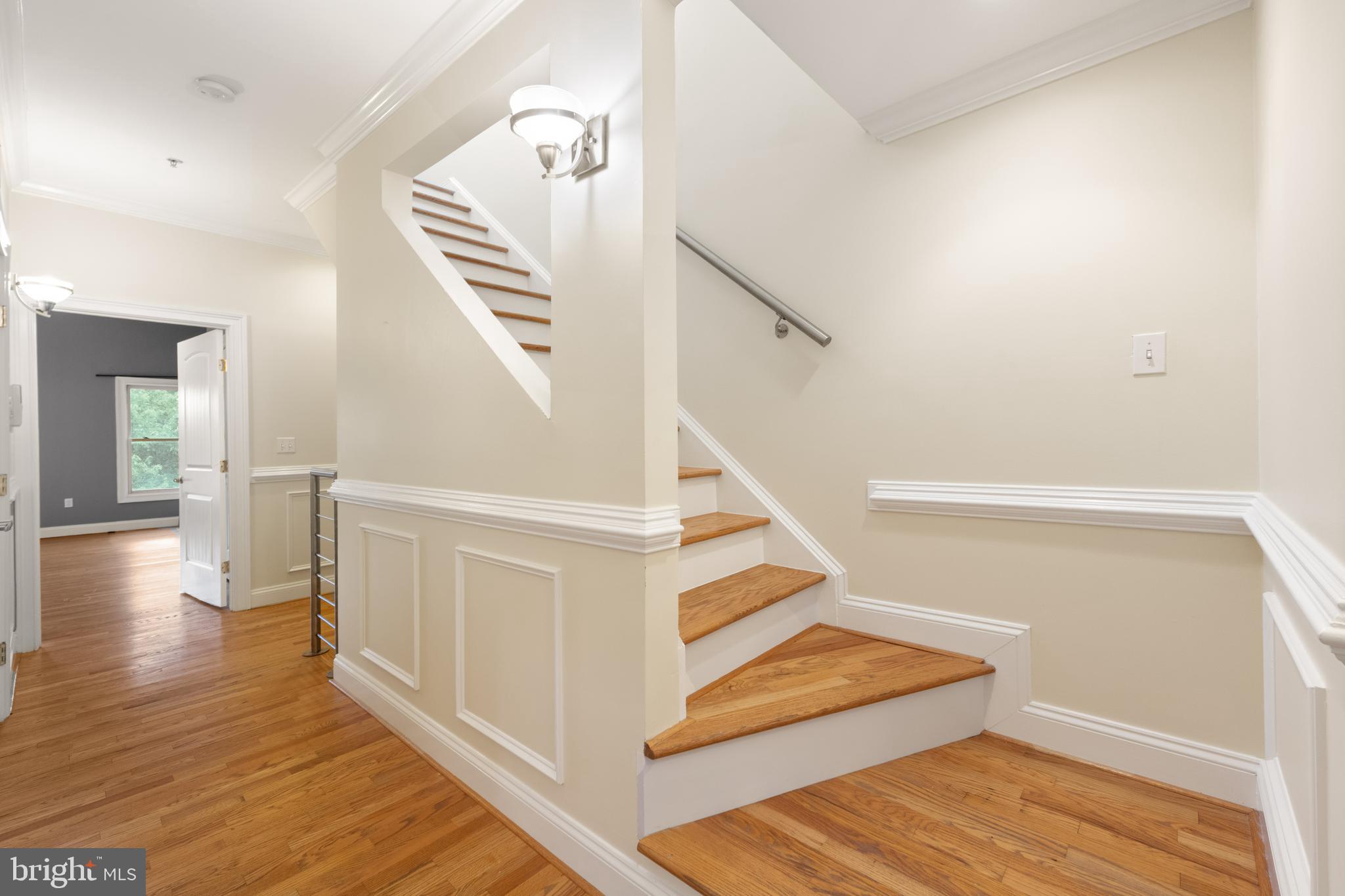 1645 New Jersey Avenue Northwest, Unit 2 Washington, DC 20001 - Photo 43 of 49 a view of entryway and hall with wooden floor