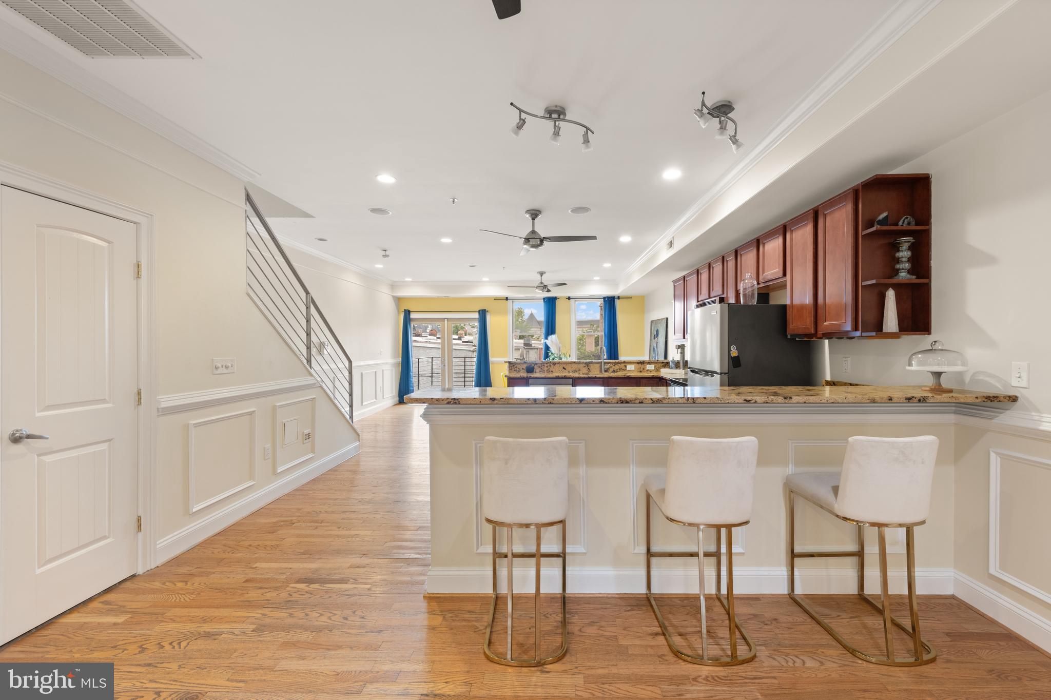1645 New Jersey Avenue Northwest, Unit 2 Washington, DC 20001 - Photo 8 of 49 a large kitchen with a table and chairs