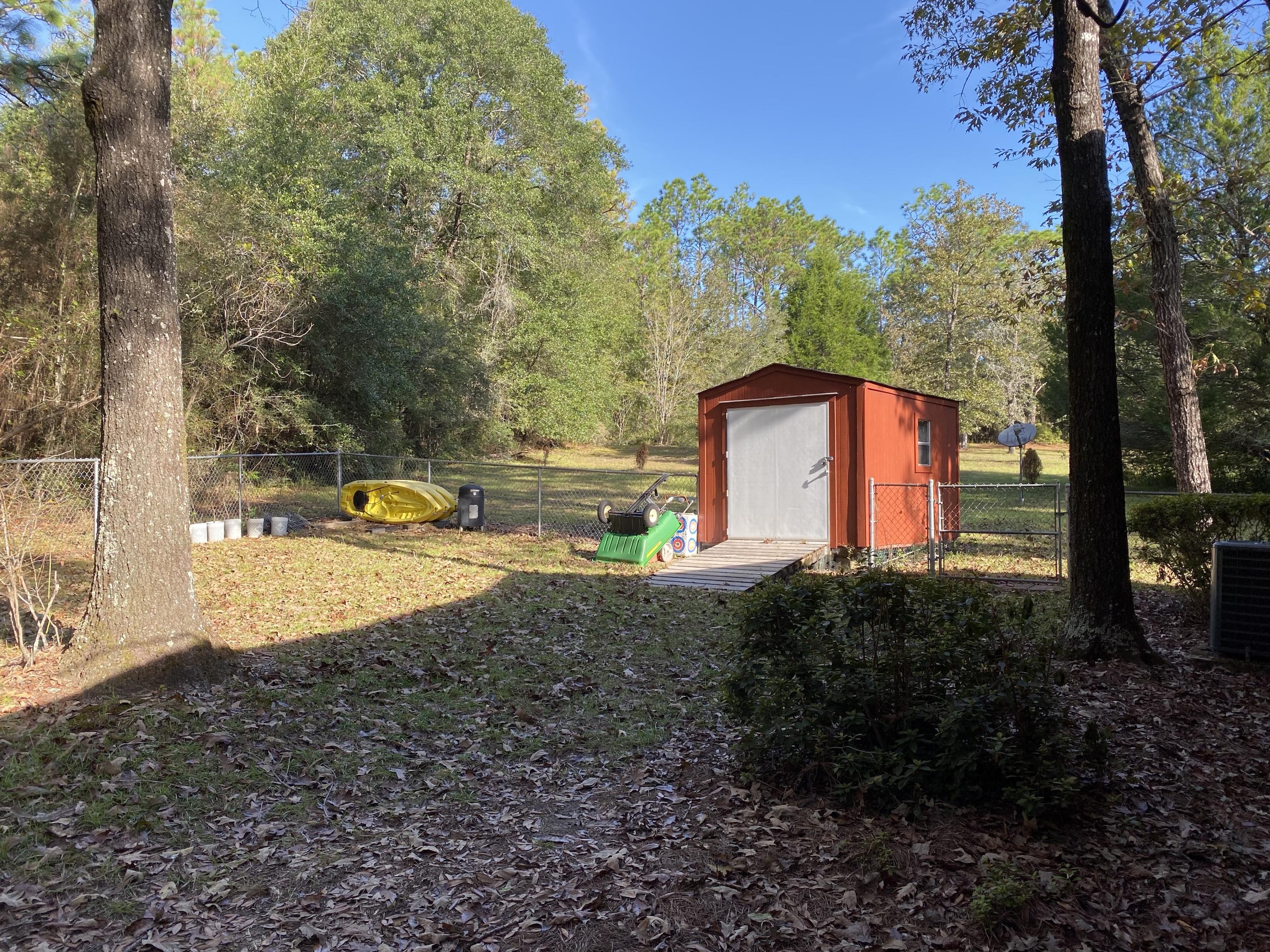 1171 Spring Lake Road DeFuniak Springs, FL 32433 - Photo 21 of 36 Storage building