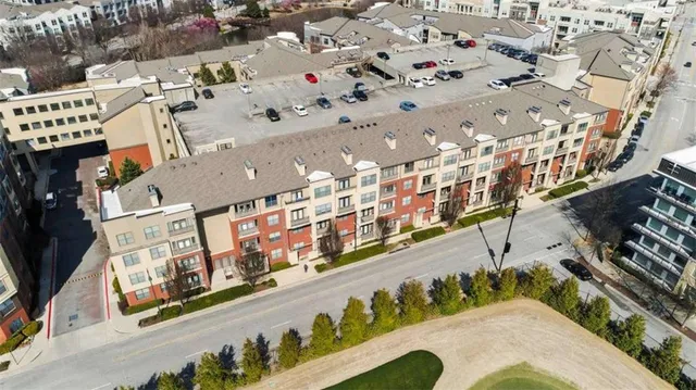 a view of a building with many windows
