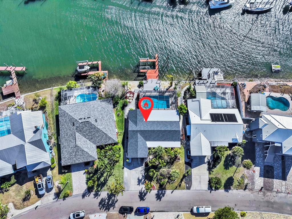 6317 Cocoa Lane Apollo Beach, FL 33572 - Photo 61 of 63 a bird view of house with outdoor space and seating area