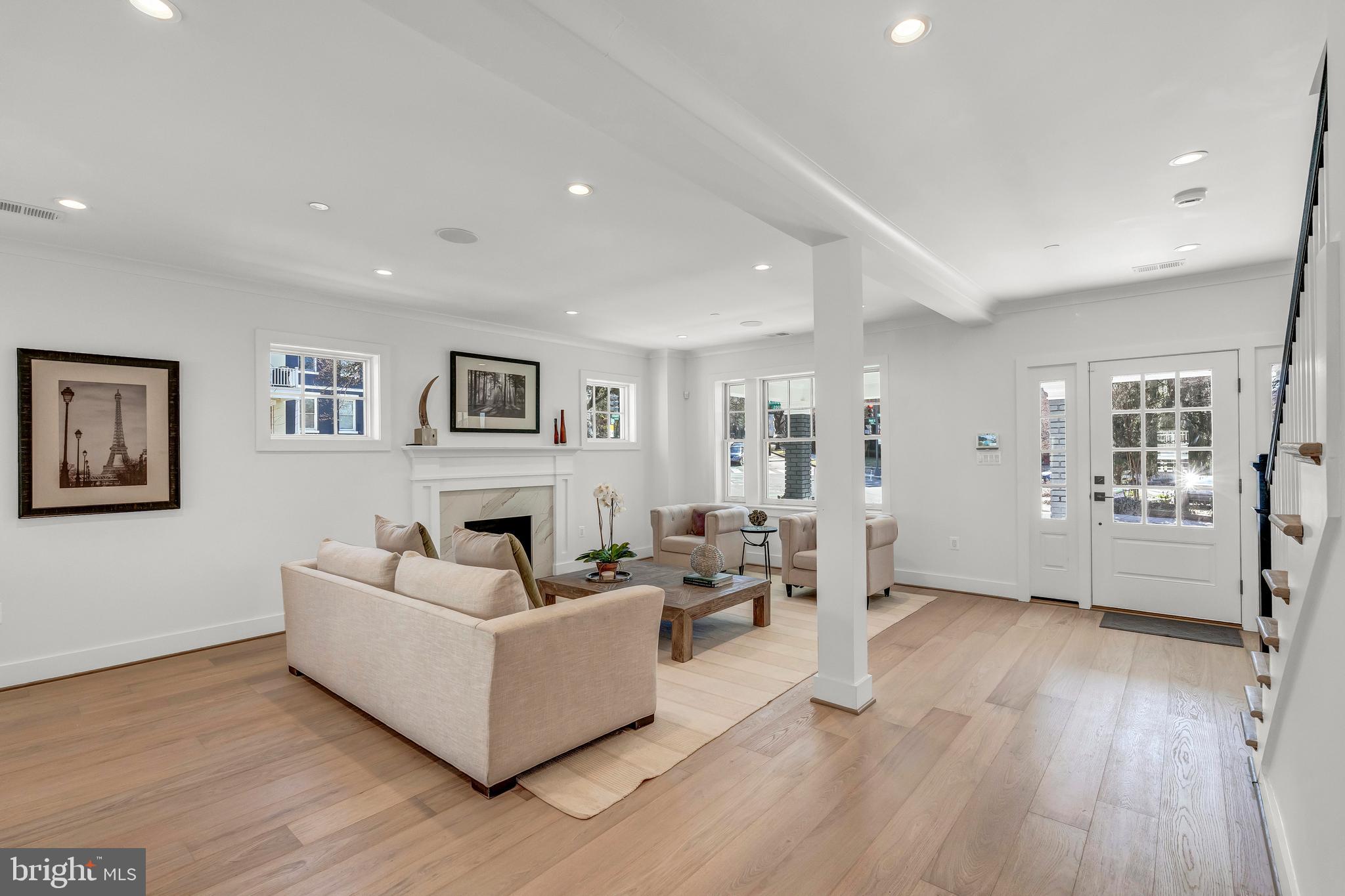 2001 Klingle Road Northwest Washington, DC 20010 - Photo 9 of 50 a living room with furniture and wooden floor