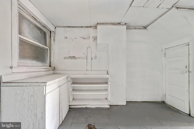 a view of a storage & utility room