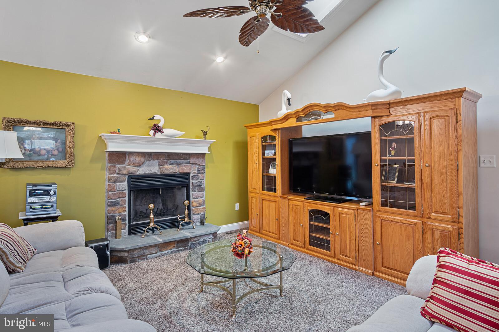 4340 Telegraph Road Elkton, MD 21921 - Photo 9 of 27 Wood Burning Fireplace with Stone