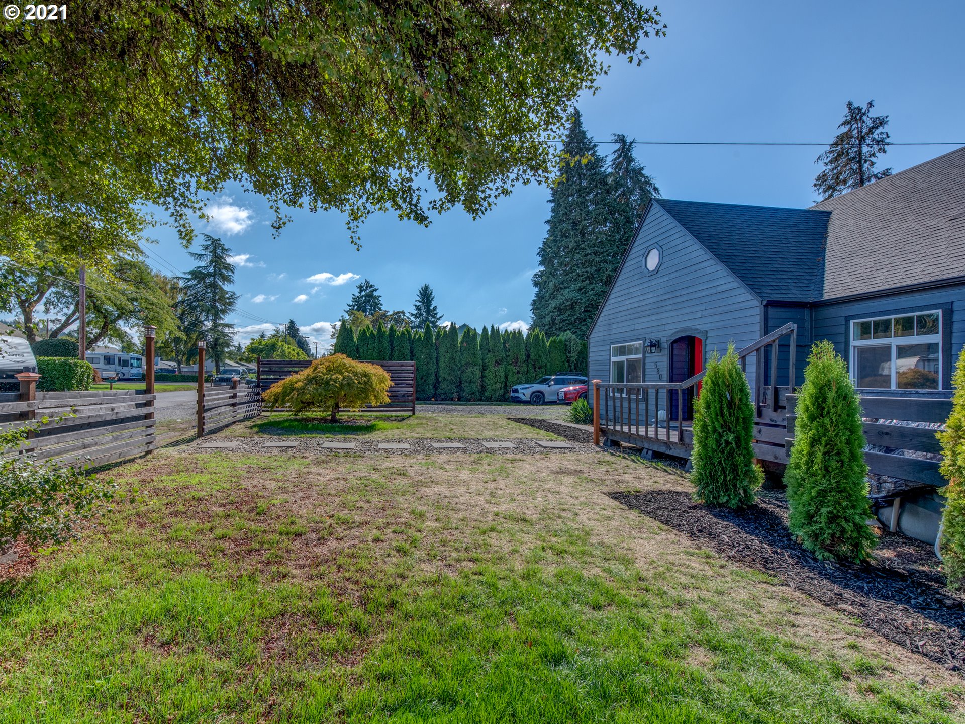 580 54th Street Springfield, OR 97478 - Photo 30 of 31 a house with trees in front of it