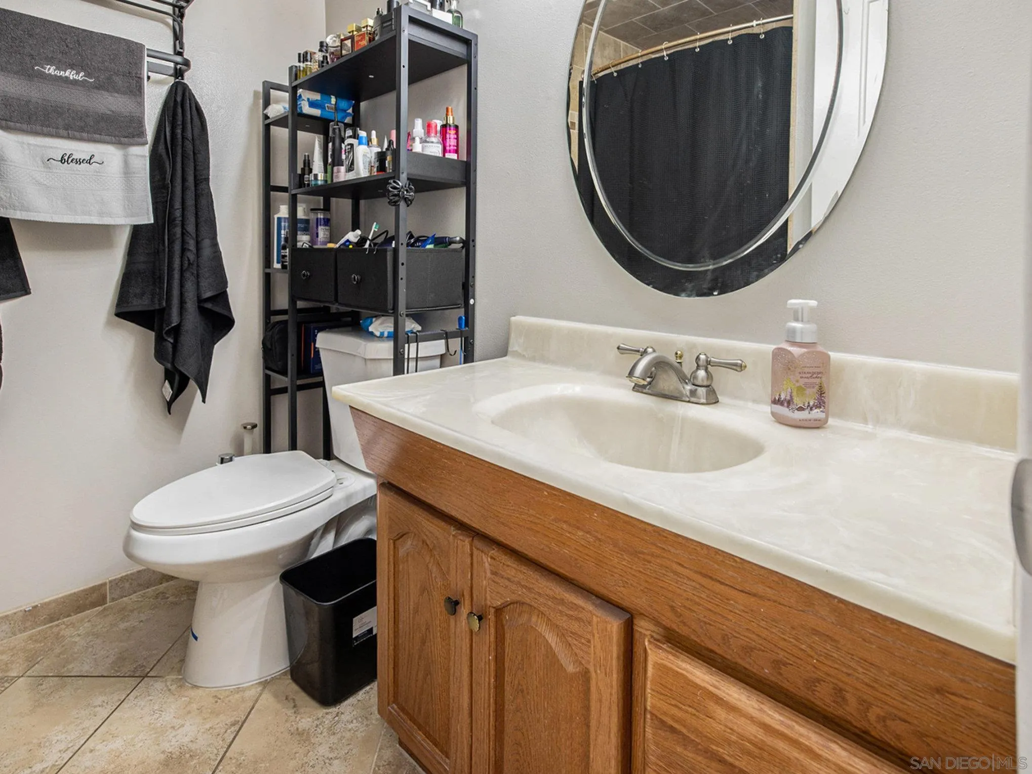 10410 Bosque Drive Lakeside, CA 92040 - Photo 11 of 25 a bathroom with a sink toilet and a mirror