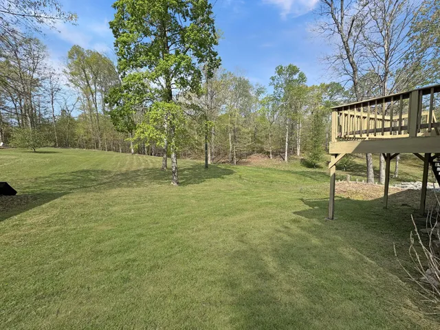 a view of an outdoor space and yard