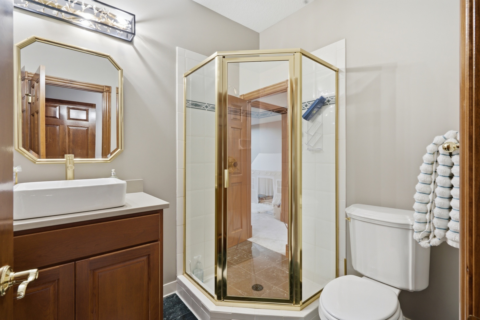 1009 Melody Hills Fulton, IL 61252 - Photo 44 of 51 a bathroom with a sink toilet and shower