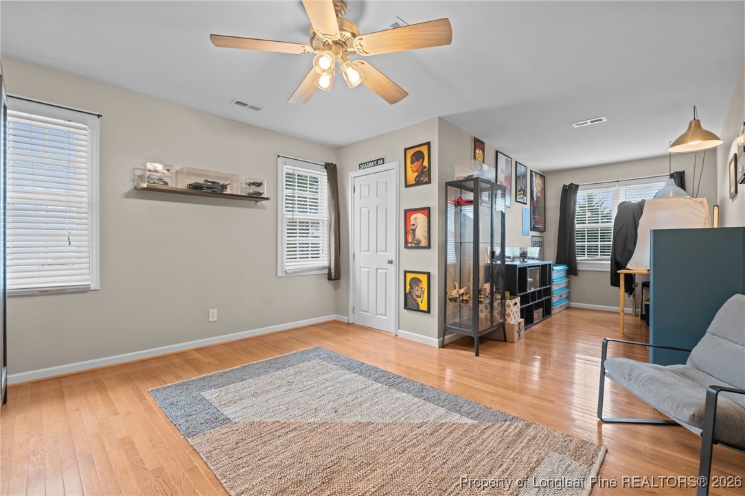 16 Cottswold Lane Spring Lake, NC 28390 - Photo 28 of 49 a view of a livingroom with furniture and a ceiling fan