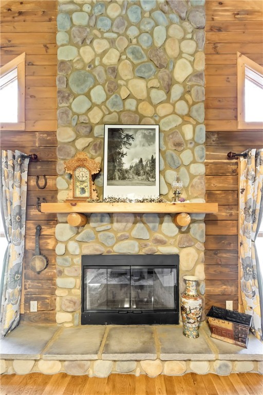 442 Old River Road Pelzer, SC 29669 - Photo 7 of 46 Big Rock Fireplace