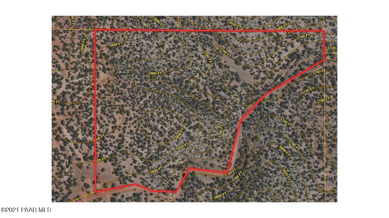 30570 Bucks Road Seligman, AZ 86337 - Photo 4 of 16 Map contour lines - bucks