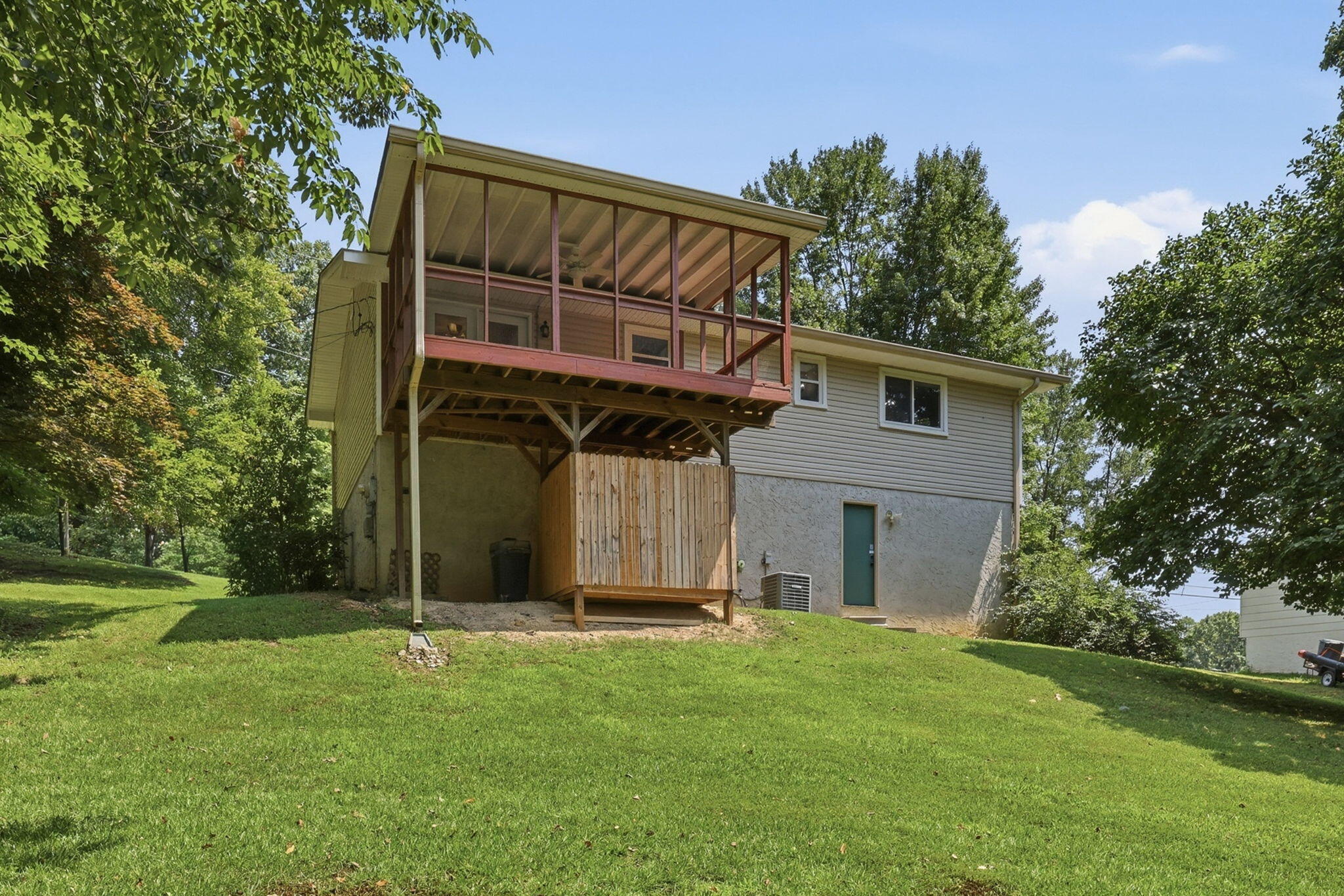 7135 Cane Hollow Road Hixson, TN 37343 - Photo 29 of 32 Porch w/ storage below