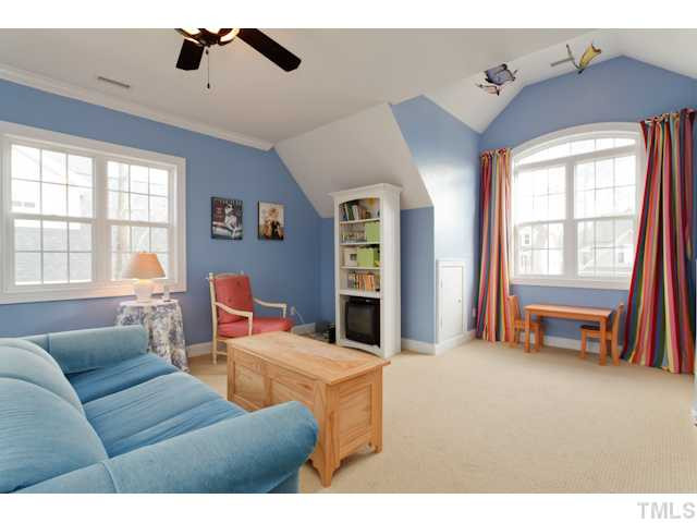 4216 Oakthorne Way Raleigh, NC 27613 - Photo 18 of 24 Huge Bonus or 5th bedroom (don't forget you still have a huge walk up attic space that can be finished as well!). Easy access from back stairs, great closet space, and lots of character! Bonus Room