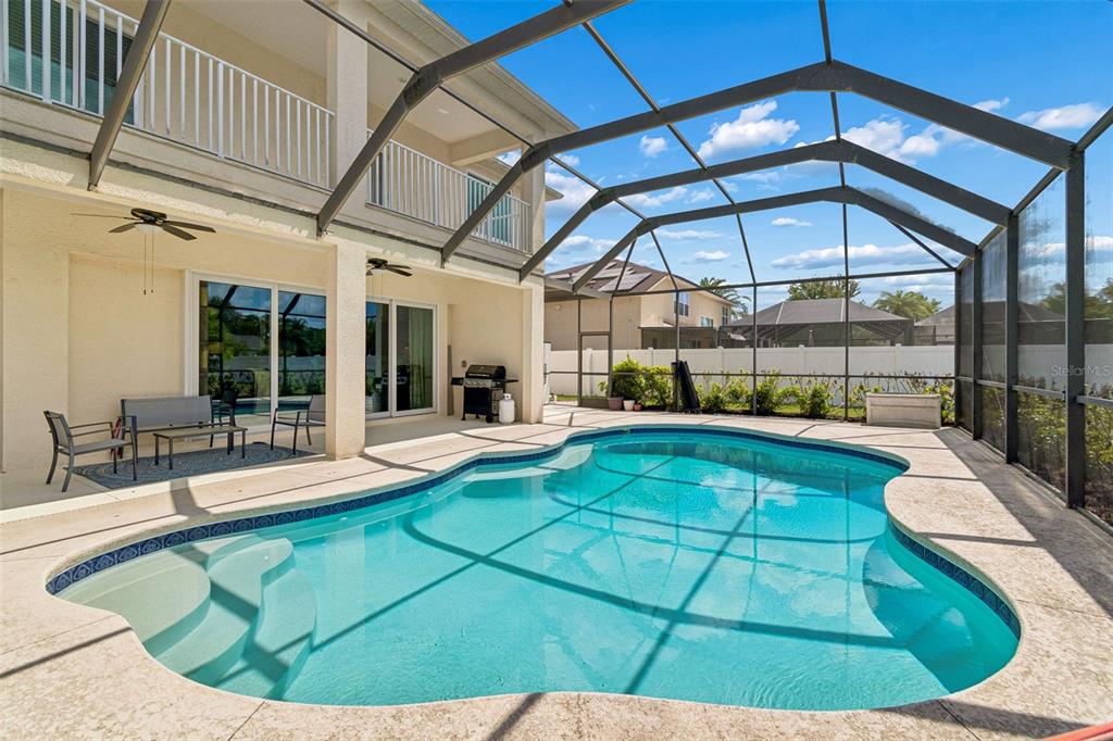 11830 Newberry Grove Loop Riverview, FL 33579 - Photo 51 of 58 a view of a swimming pool with a patio