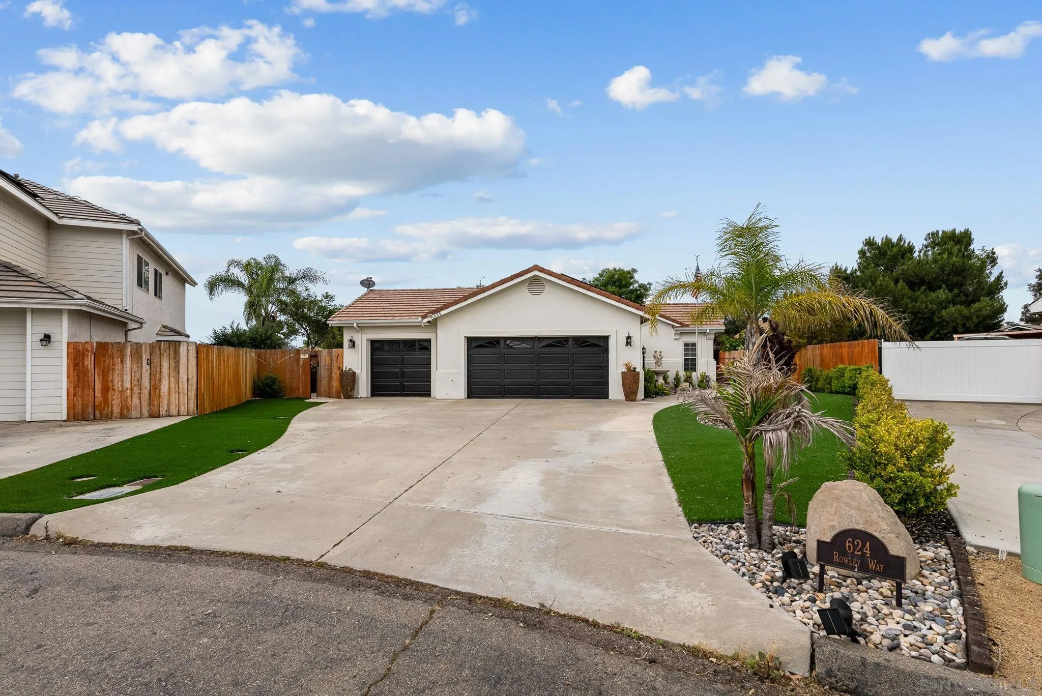 624 Rowley Way Ramona, CA 92065 - Photo 3 of 54 a house view with a garden space