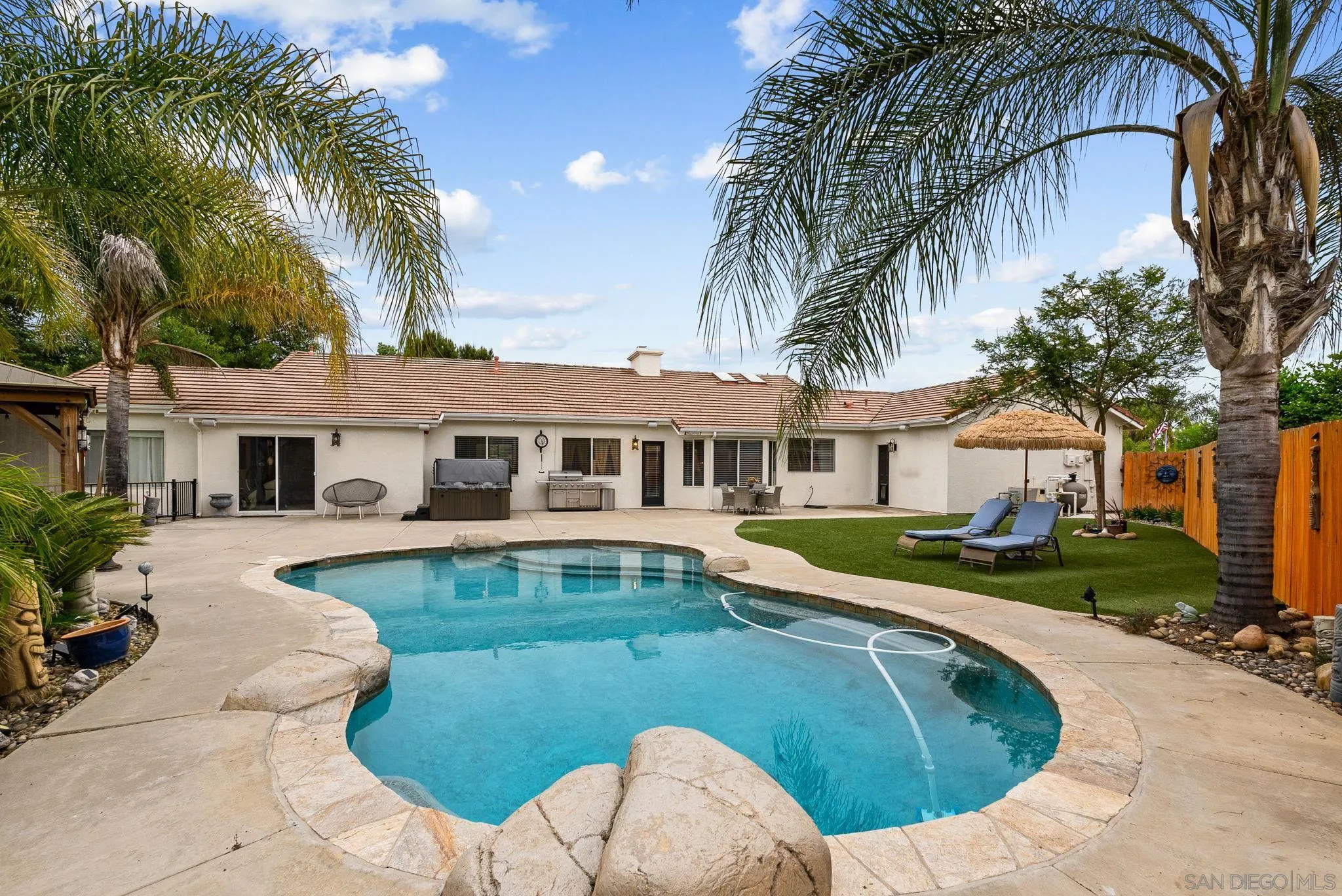 624 Rowley Way Ramona, CA 92065 - Photo 42 of 54 a view of a house with swimming pool