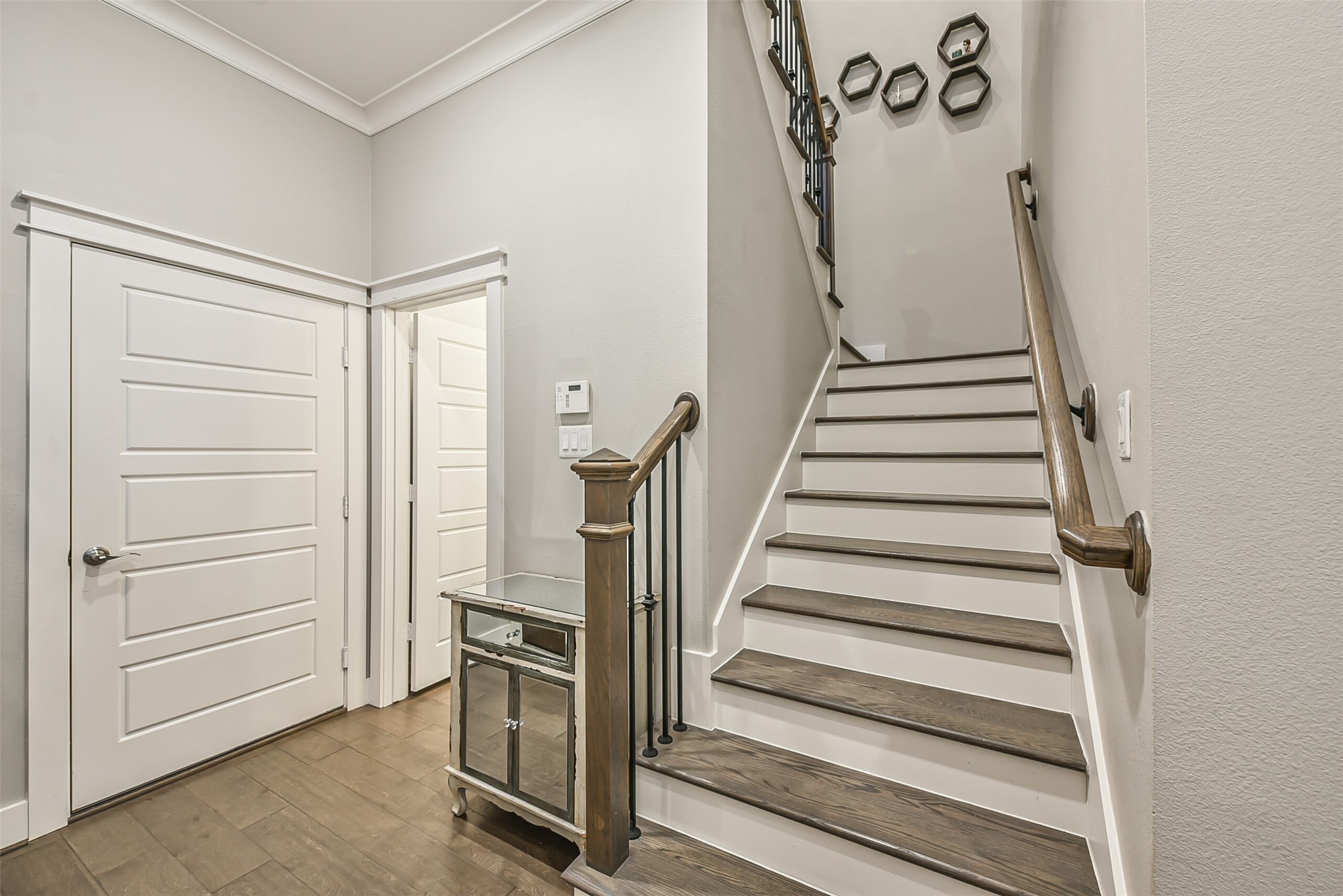 3222 Gillespie Street Houston, TX 77020 - Photo 27 of 43 a view of an entryway with staircase