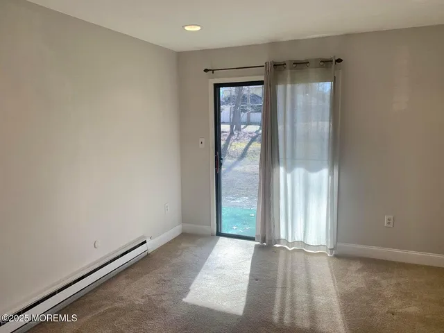 an empty room with window