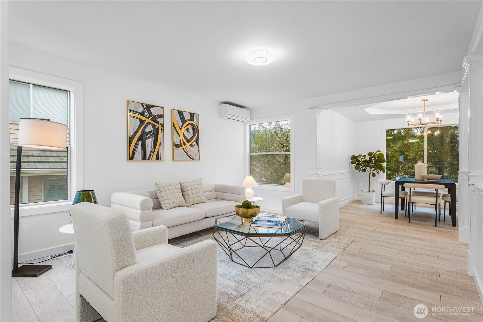 17431 Northeast 28th Street Redmond, WA 98052 - Photo 3 of 32 a living room with furniture and a large window