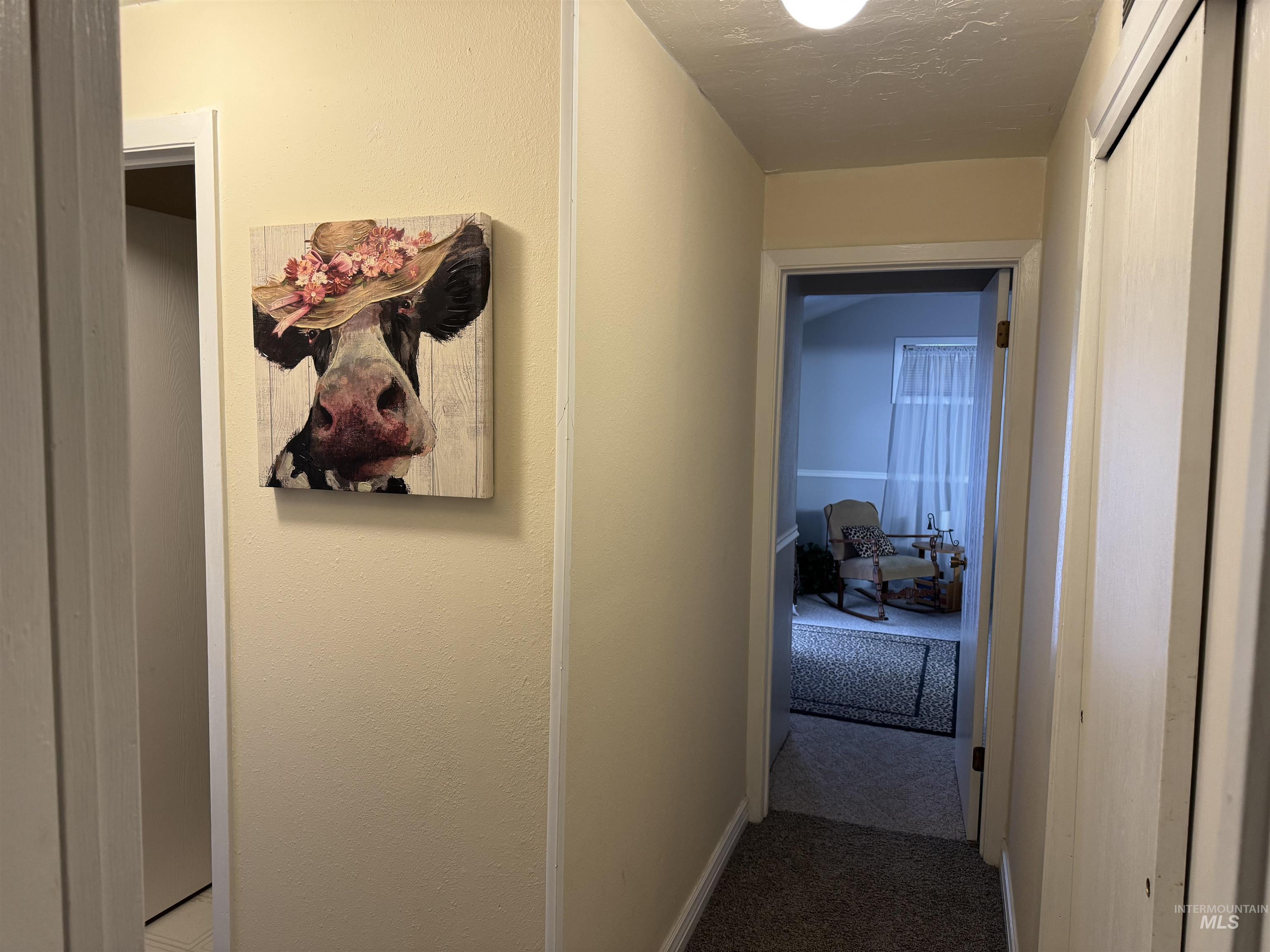 1145 Utah Street Gooding, ID 83330 - Photo 23 of 50 Corridor with carpet floors and a textured ceiling