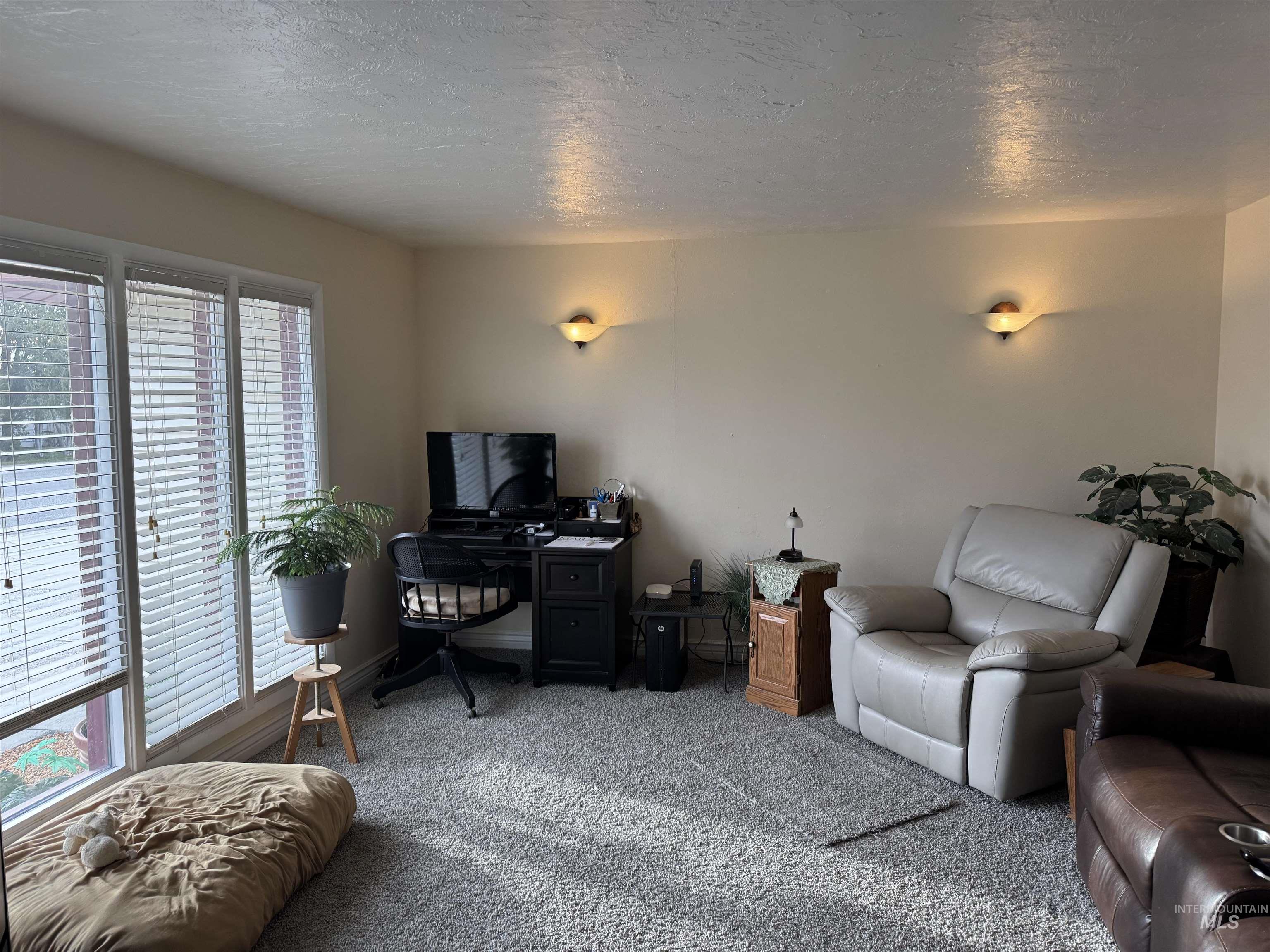 1145 Utah Street Gooding, ID 83330 - Photo 8 of 50 Carpeted office with a textured ceiling