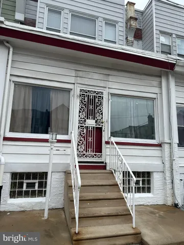 a view of a building with a window