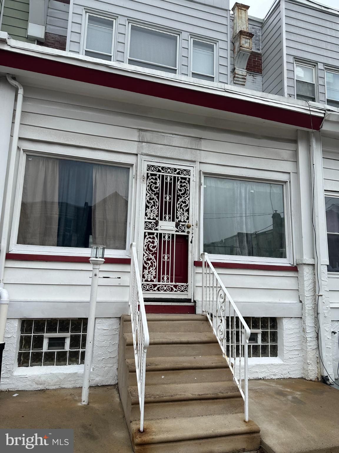 a view of a building with a window
