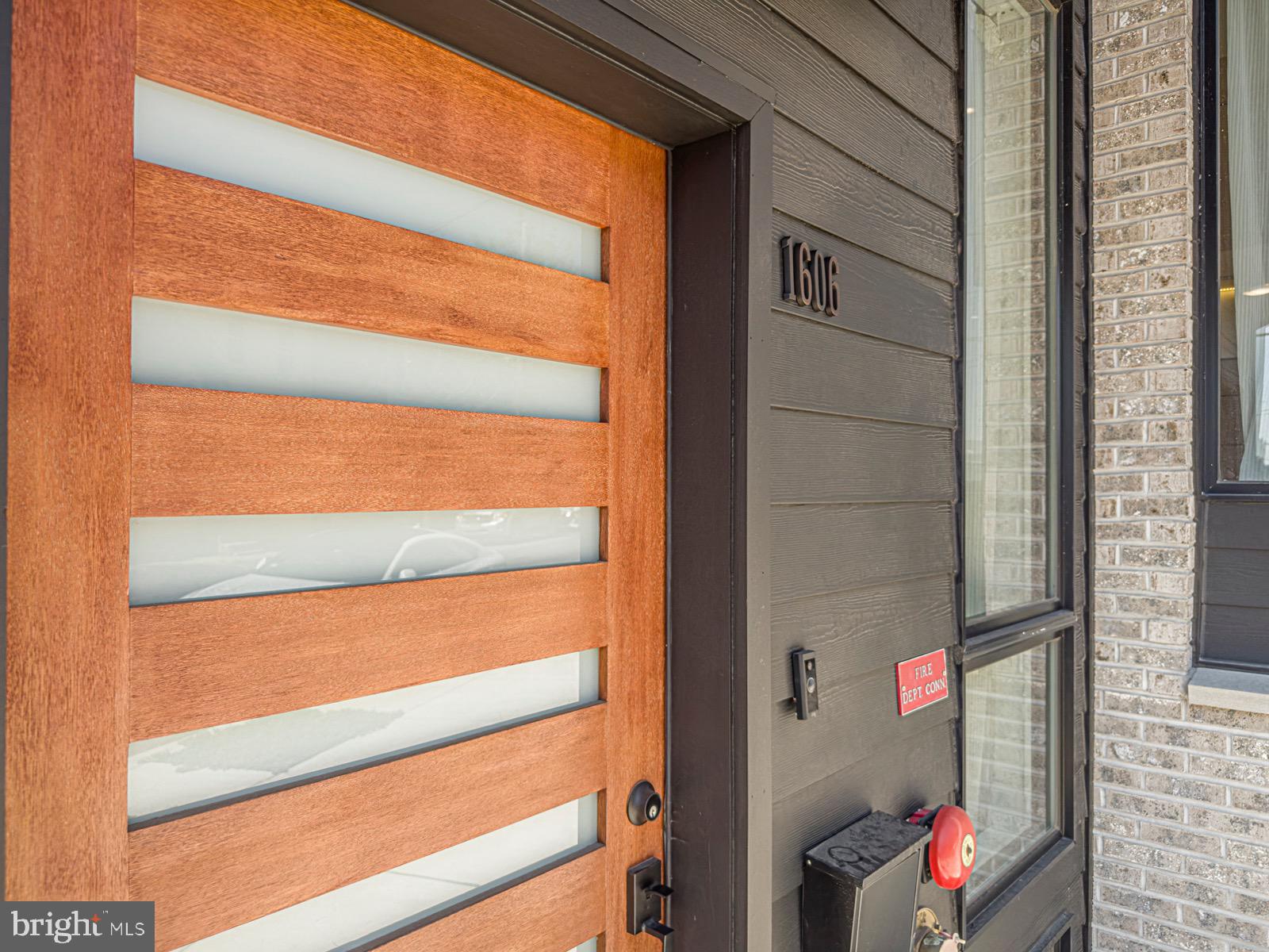 1606 North 4th Street Philadelphia, PA 19122 - Photo 18 of 82 Modern entrance with sleek wood door.