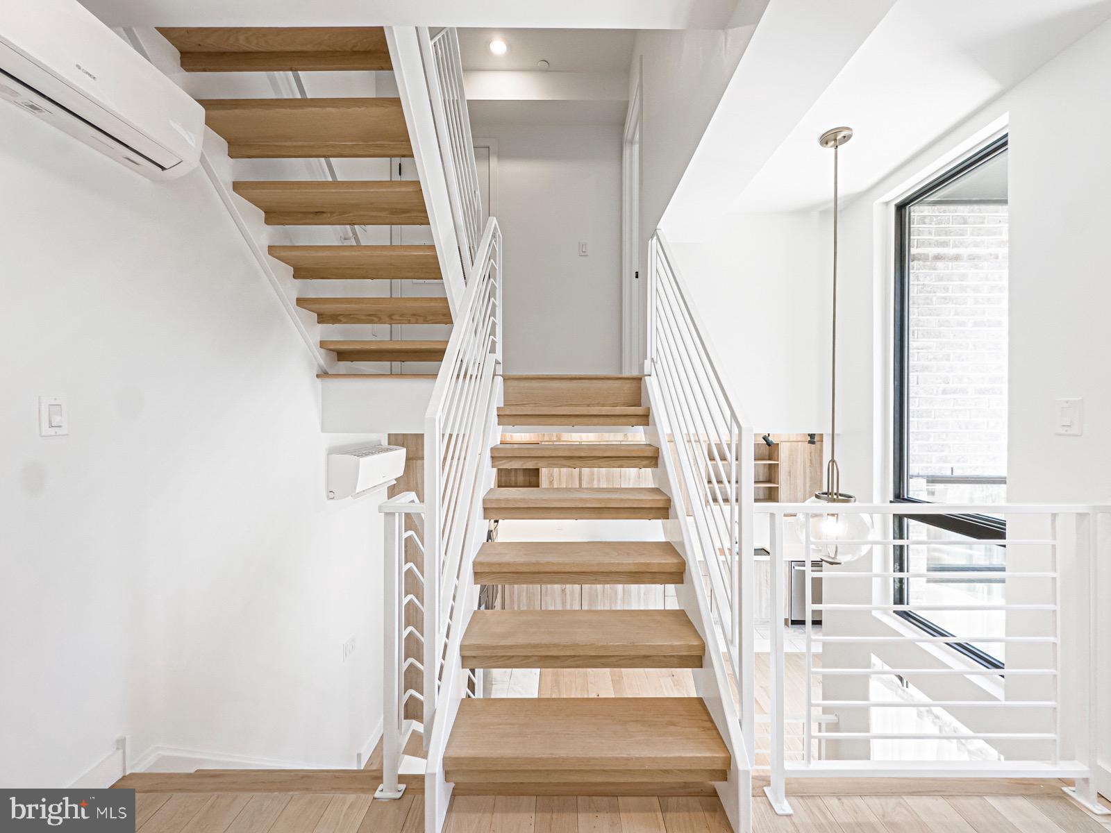 1606 North 4th Street Philadelphia, PA 19122 - Photo 52 of 82 Bright and airy staircase with modern design.
