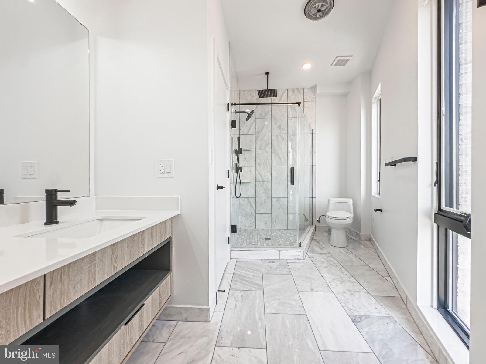 1606 North 4th Street Philadelphia, PA 19122 - Photo 64 of 82 Sleek modern bathroom with elegant finishes.