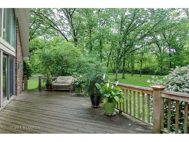 14511 Marengo Road Union, IL 60180 - Photo 20 of 25 a view of backyard with deck and outdoor seating