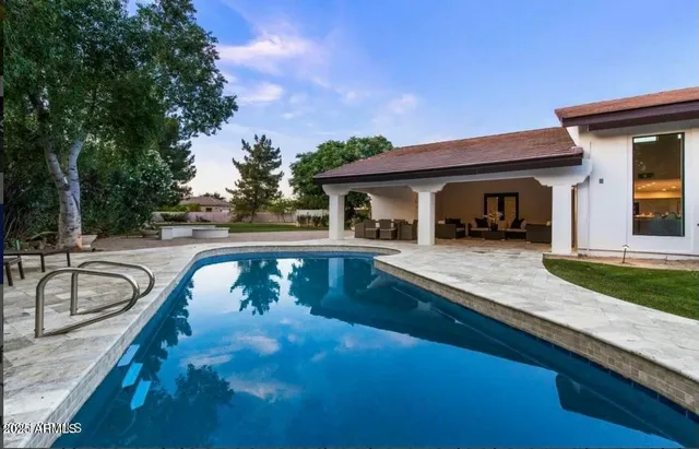 front view of a house with a street