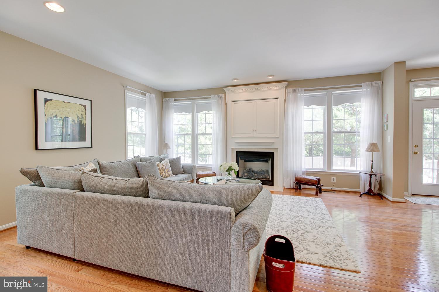 21516 Inman Park Place Ashburn, VA 20147 - Photo 4 of 22 Large Family Room - beautiful fireplace