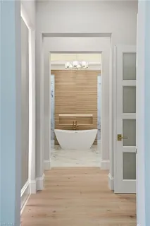 a bathroom with shower