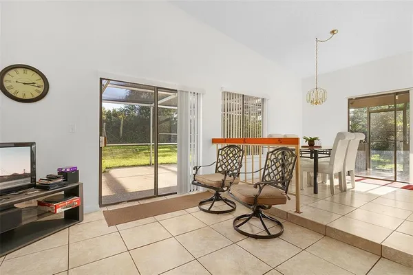 a outdoor space with furniture