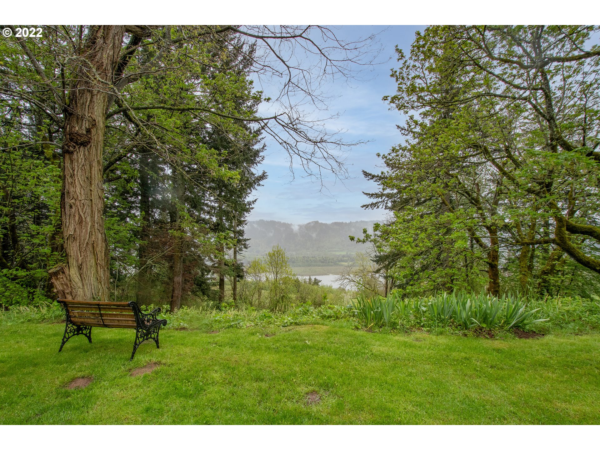 181 Marble Road Washougal, WA 98671 - Photo 28 of 32 a garden with trees in front of it