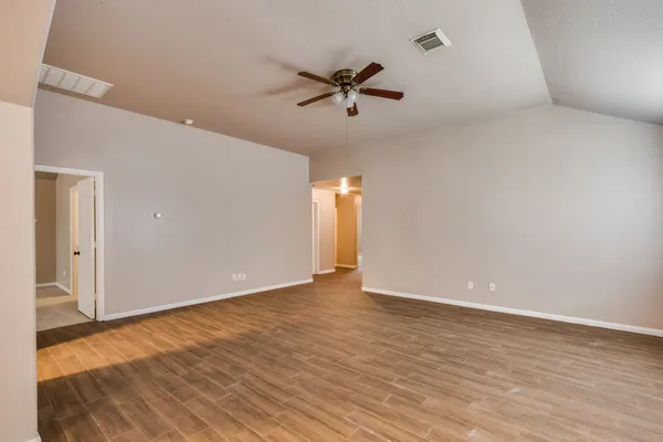 a view of an empty room