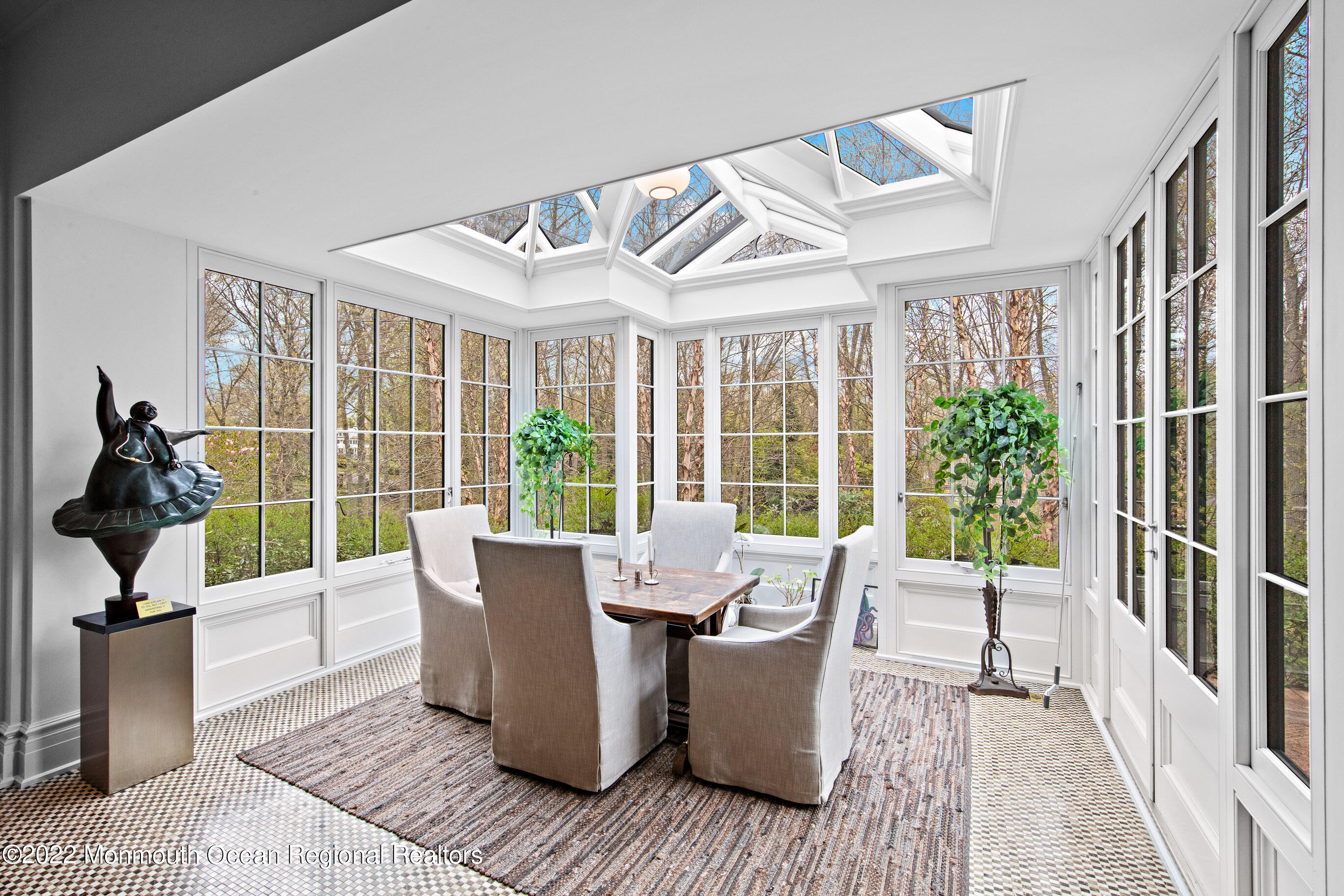 8 Edgewood Road Rumson, NJ 07760 - Photo 11 of 31 a view of a dining room with furniture window and outside view