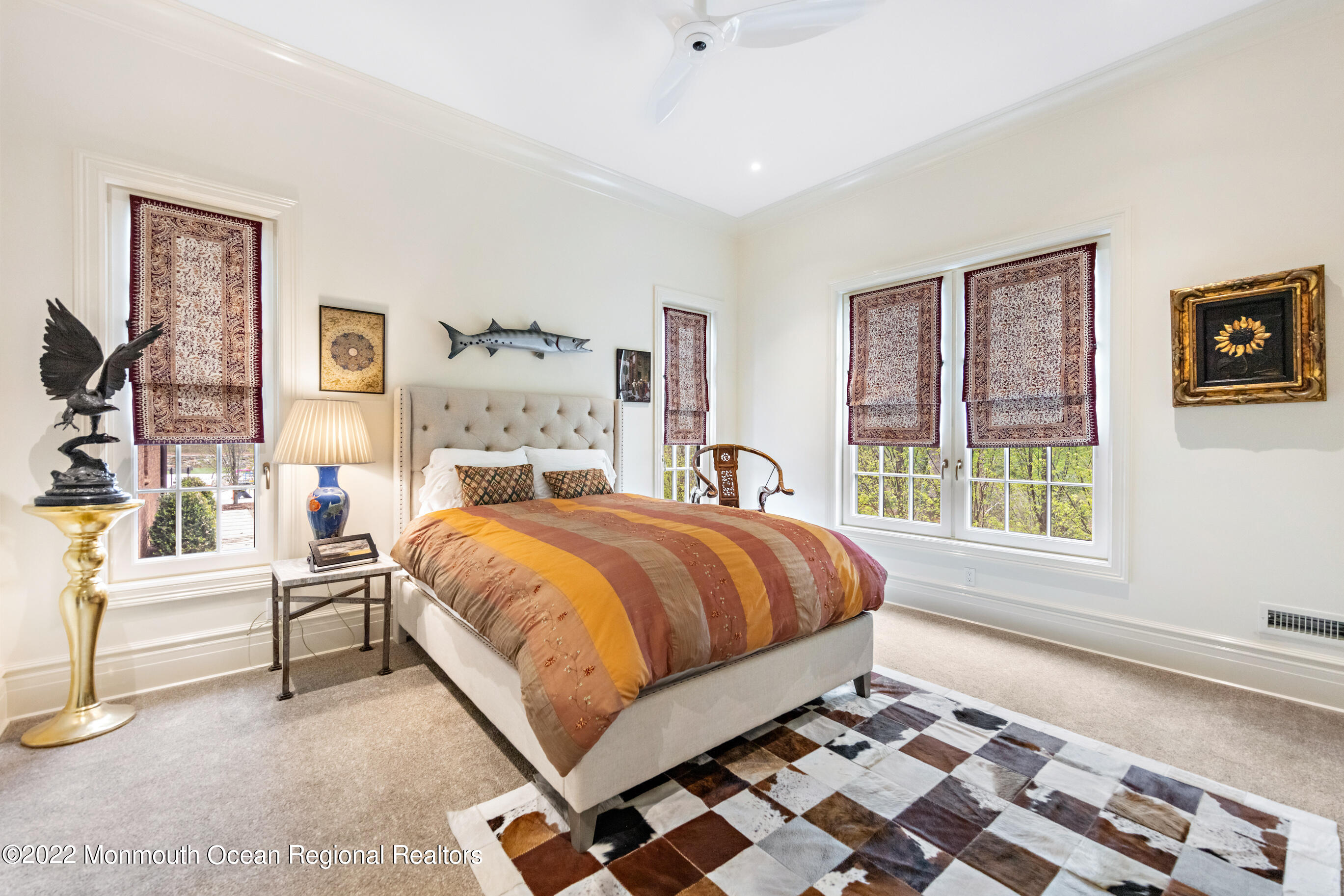 8 Edgewood Road Rumson, NJ 07760 - Photo 22 of 31 a bedroom with a bed and a large window