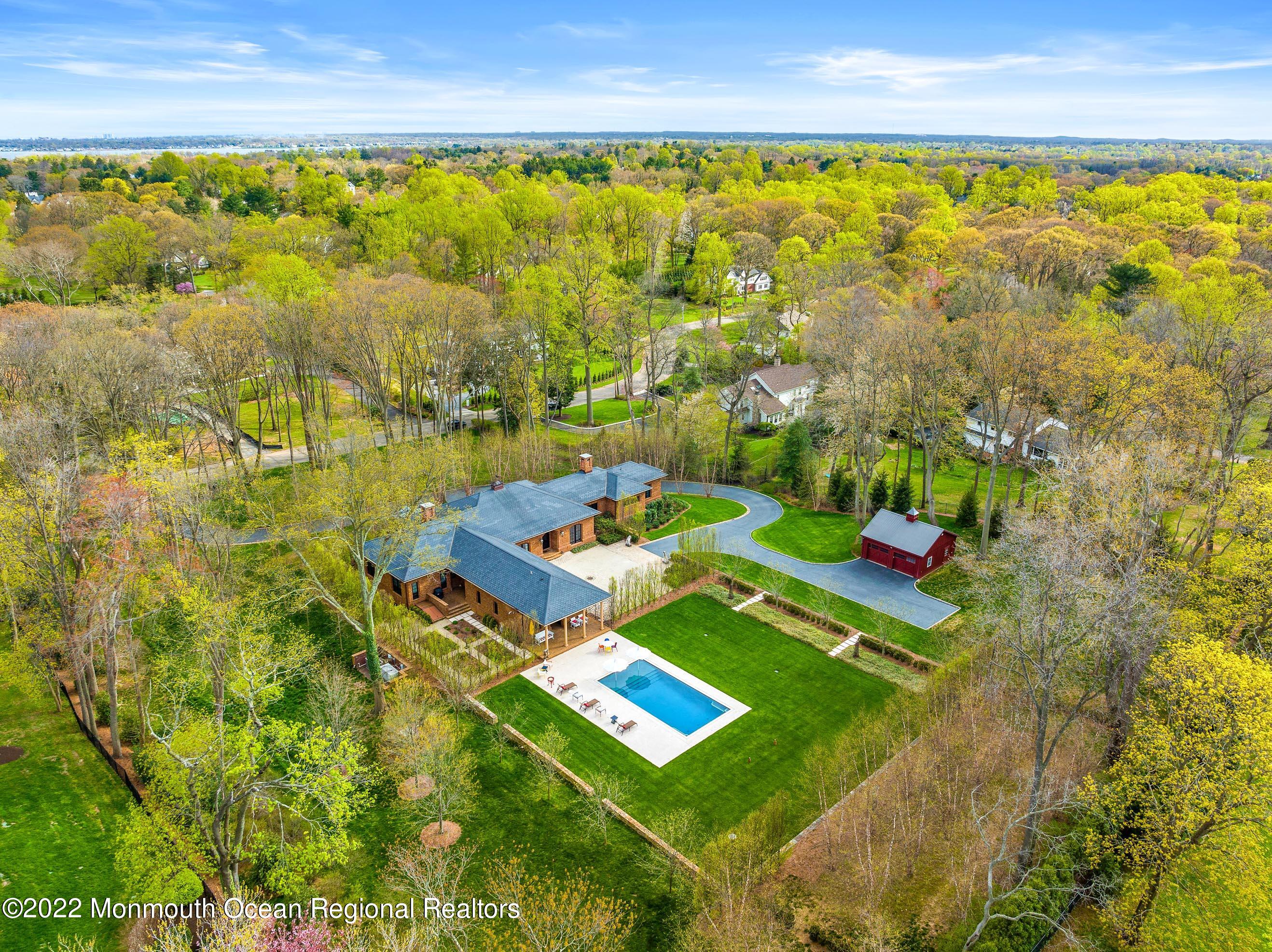 8 Edgewood Road Rumson, NJ 07760 - Photo 31 of 31 a view of swimming pool from a yard